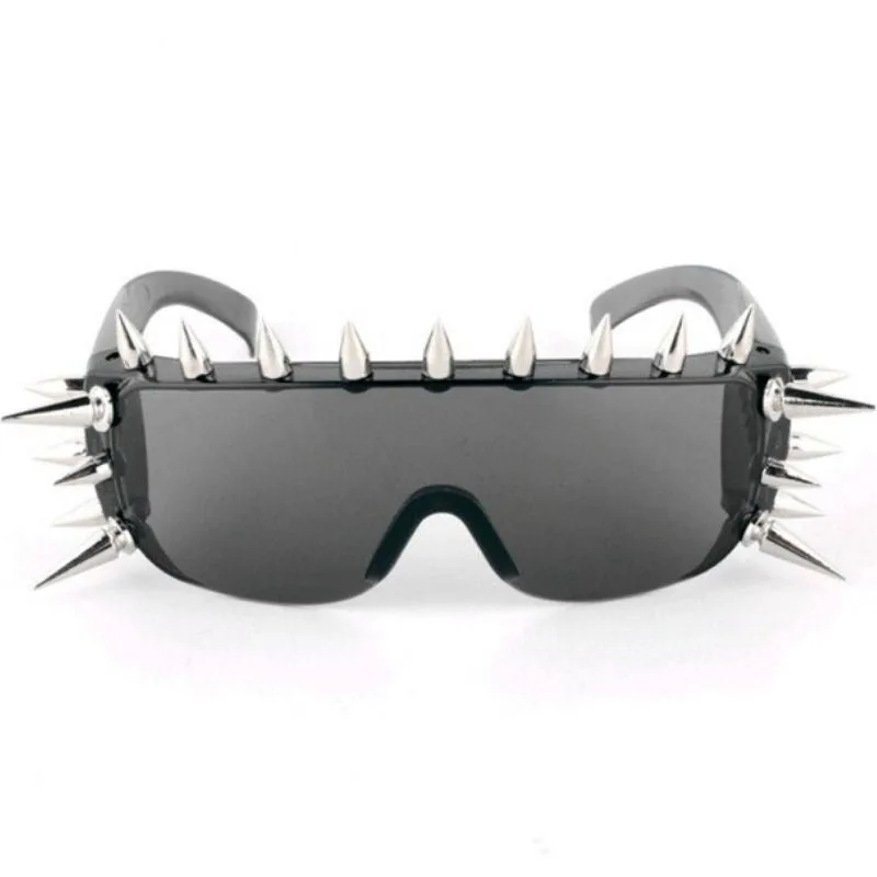 Vue 2 — Lunettes de Soleil Gothique Rectangulaires