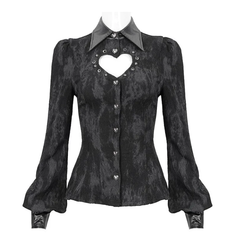 Chemise Steampunk Col Ouvert