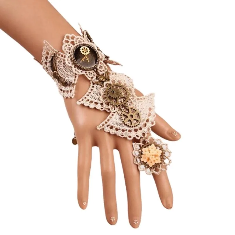 Vue 5 — Bracelet Engrenage Steampunk