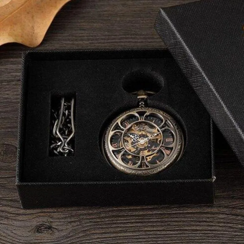 Vue 5 — Montre à Gousset Steampunk Vintage