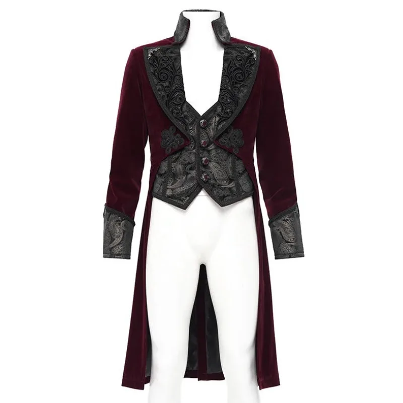 Vue 5 — Manteau Steampunk Redingote Homme