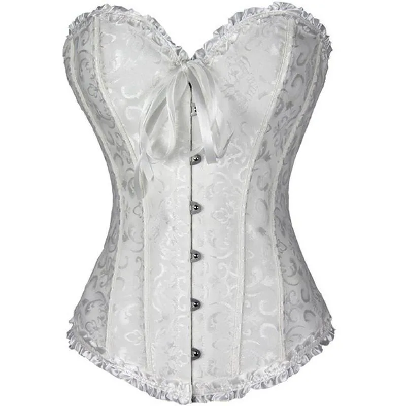 Vue 7 — Corset Steampunk Blanc