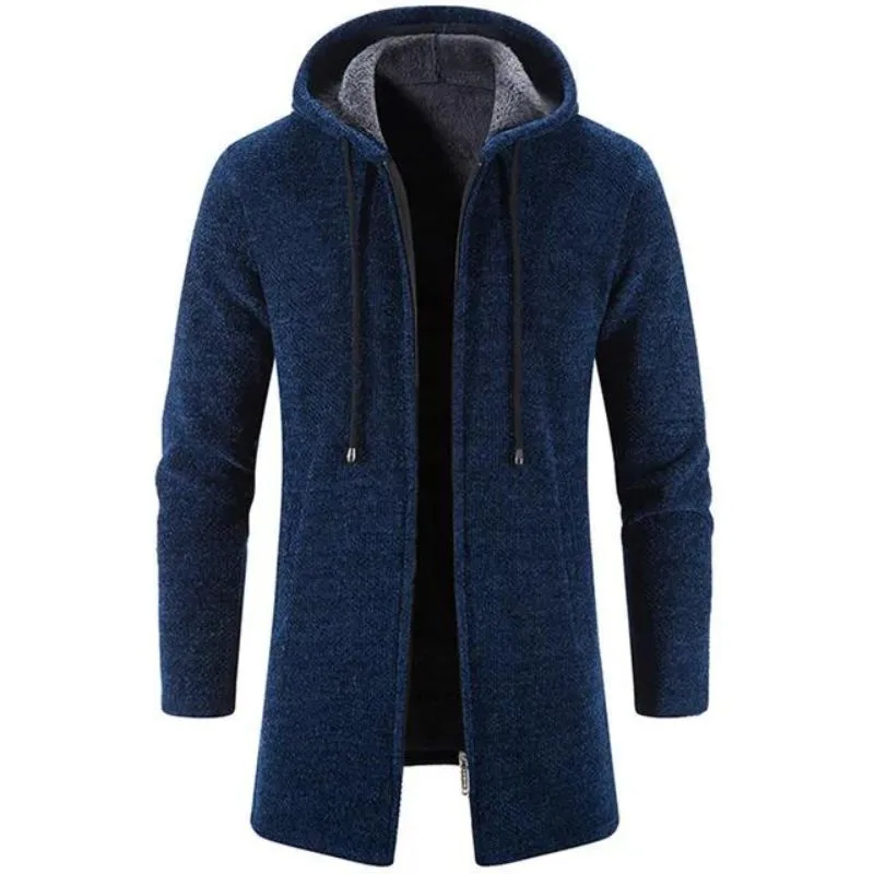 Vue 10 — Cardigan à Capuche Homme
