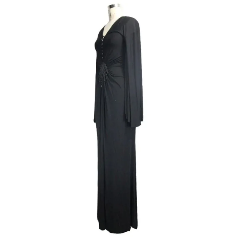 Vue 5 — Robe Steampunk Victorienne Noire