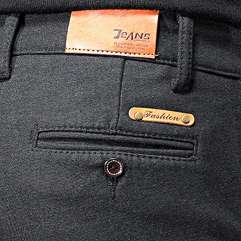 Vue 4 — Pantalon Homme Tweed Noir