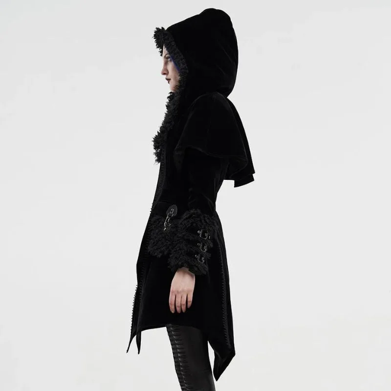 Vue 3 — Manteau Gothique Victorien Femme