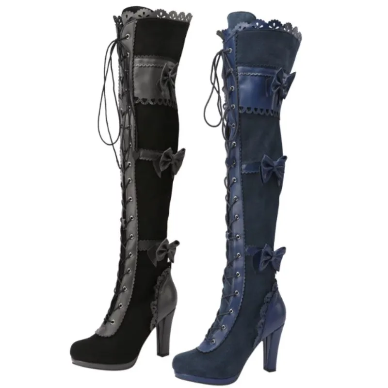 Vue 6 — Bottes Steampunk Dentelle