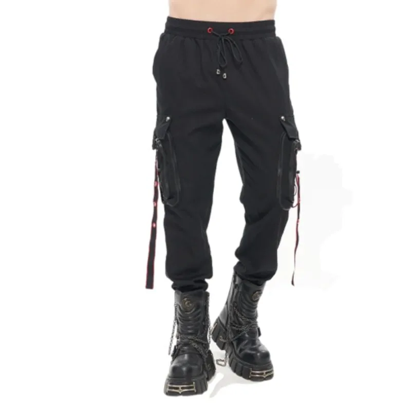 Vue 2 — Pantalon Cargo Rock Métal