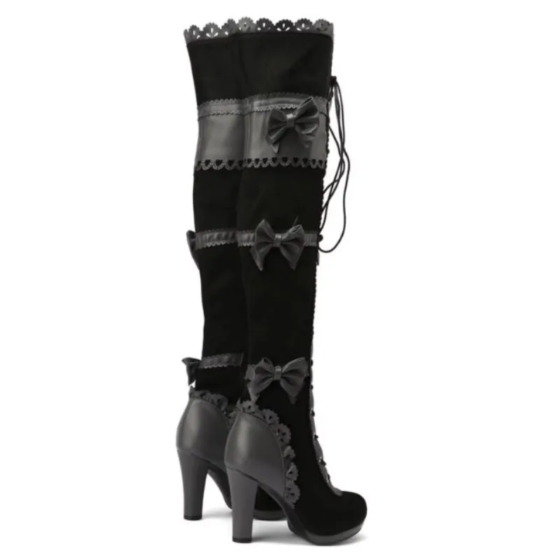Vue 4 — Bottes Steampunk Dentelle