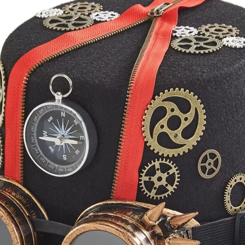 Vue 5 — Chapeau Steampunk Révolutionnaire