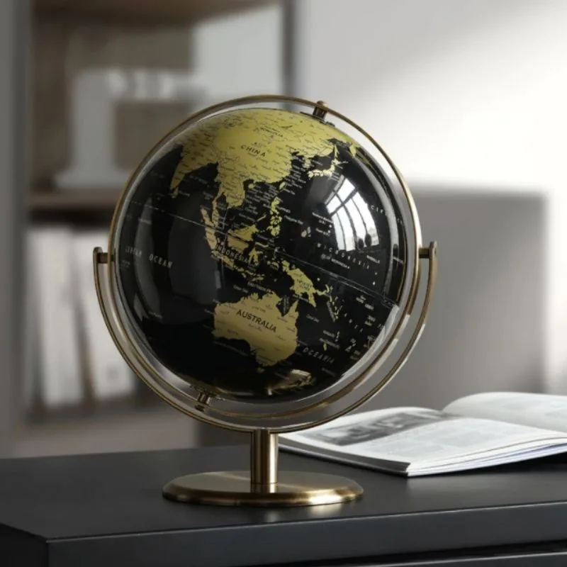 Vue 7 — Globe Terrestre Steampunk
