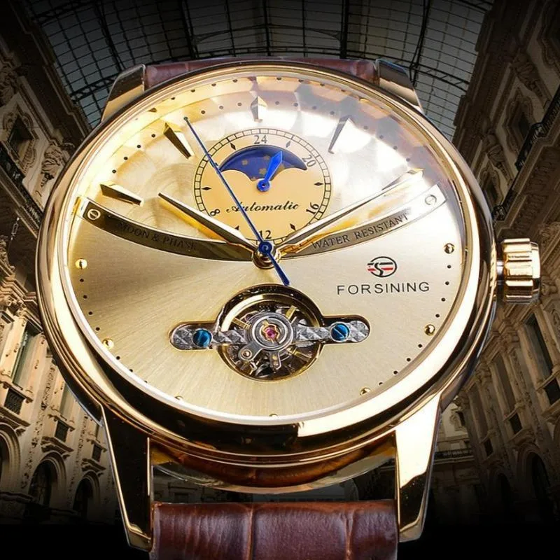 Vue 5 — Montre Phase de Lune Homme