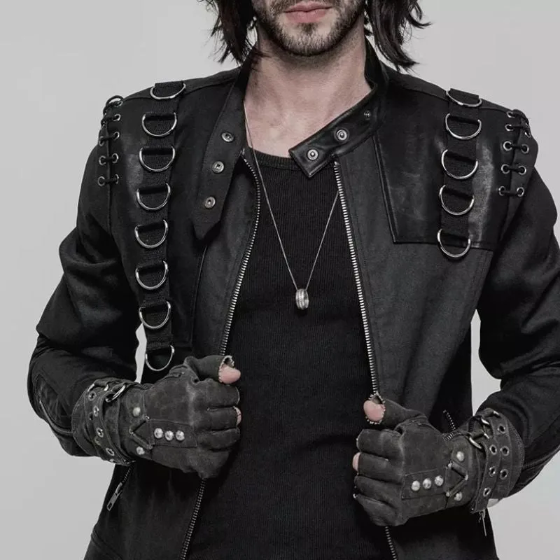 Vue 4 — Gants Steampunk Homme