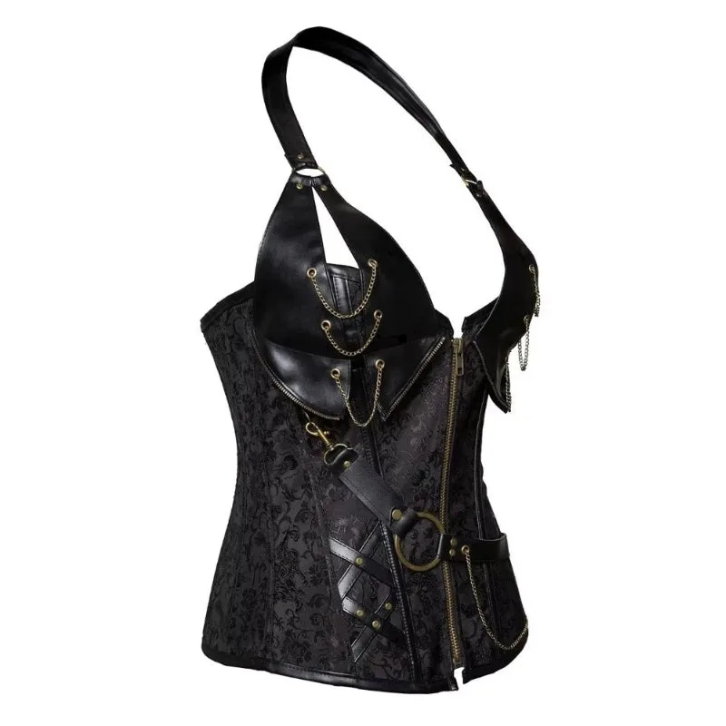 Vue 3 — Corset Steampunk Grande Taille