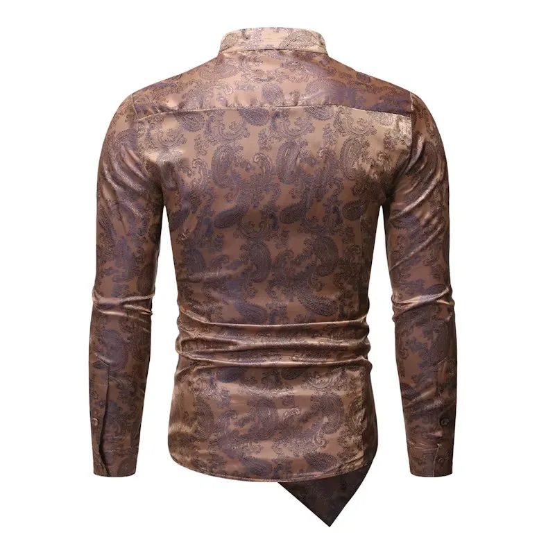 Vue 4 — Chemise Asymétrique Homme