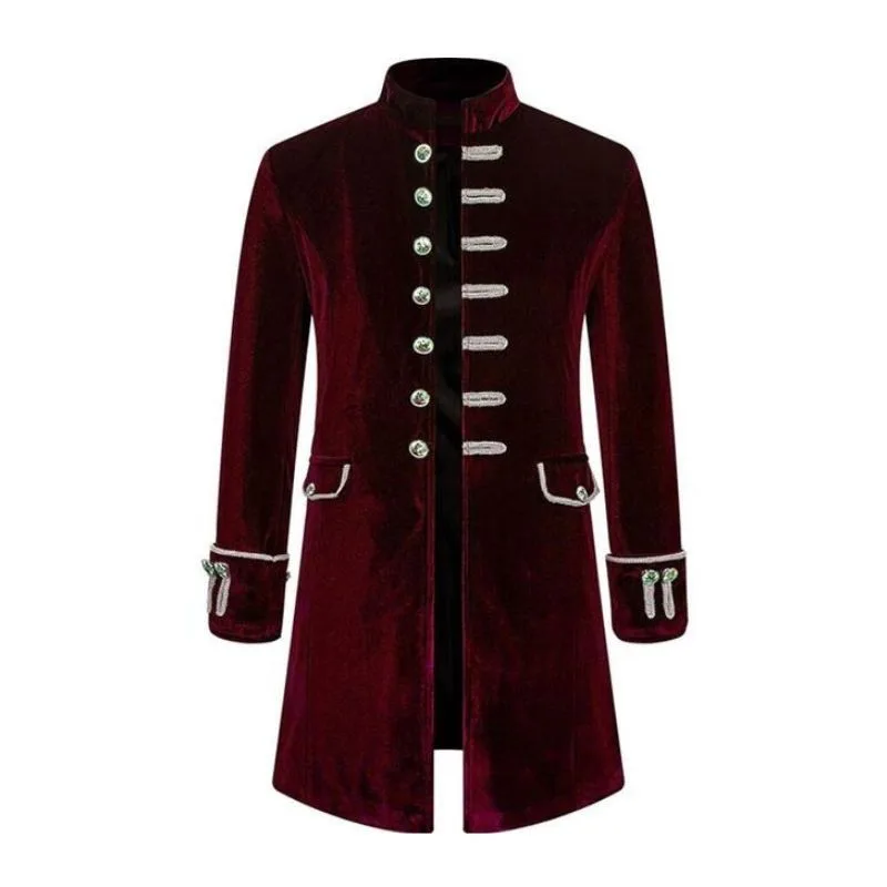 Vue 6 — Veste Steampunk Gothique Longue