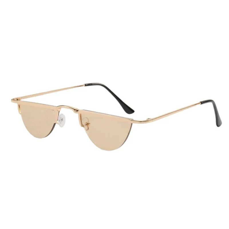 Vue 4 — Lunettes de Soleil Demi Lune Vintage