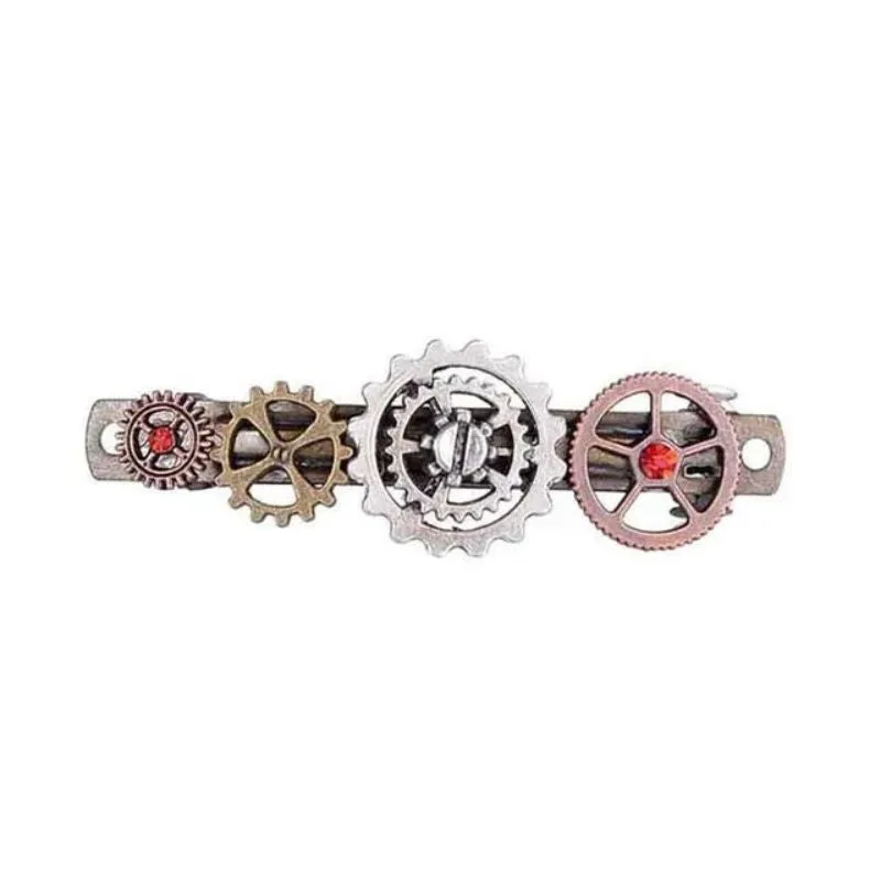 Vue 5 — Barrette Cheveux Steampunk