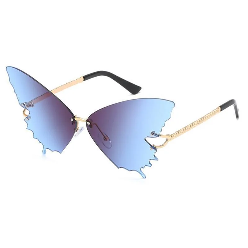 Lunettes de Soleil Steampunk Forme Papillon Lunettes de Soleil Steampunk Forme Papillon