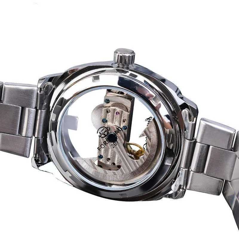 Vue 4 — Montre Steampunk Cadran Transparent
