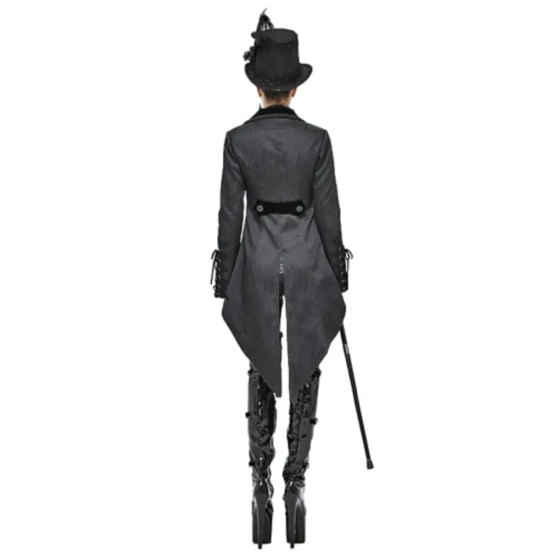 Vue 3 — Veste Steampunk Queue de Pie