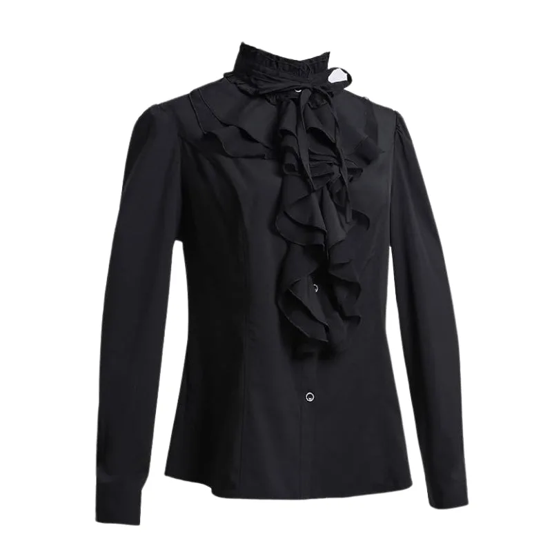 Chemise Steampunk Noire Femme