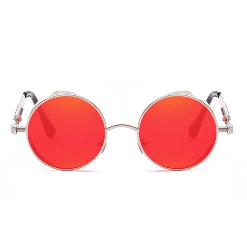 Vue 4 — Lunettes de Soleil Rondes en Métal