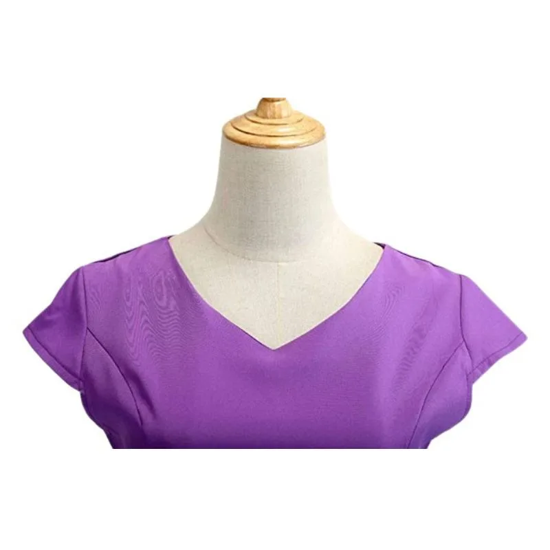 Vue 4 — Robe Vintage Violette