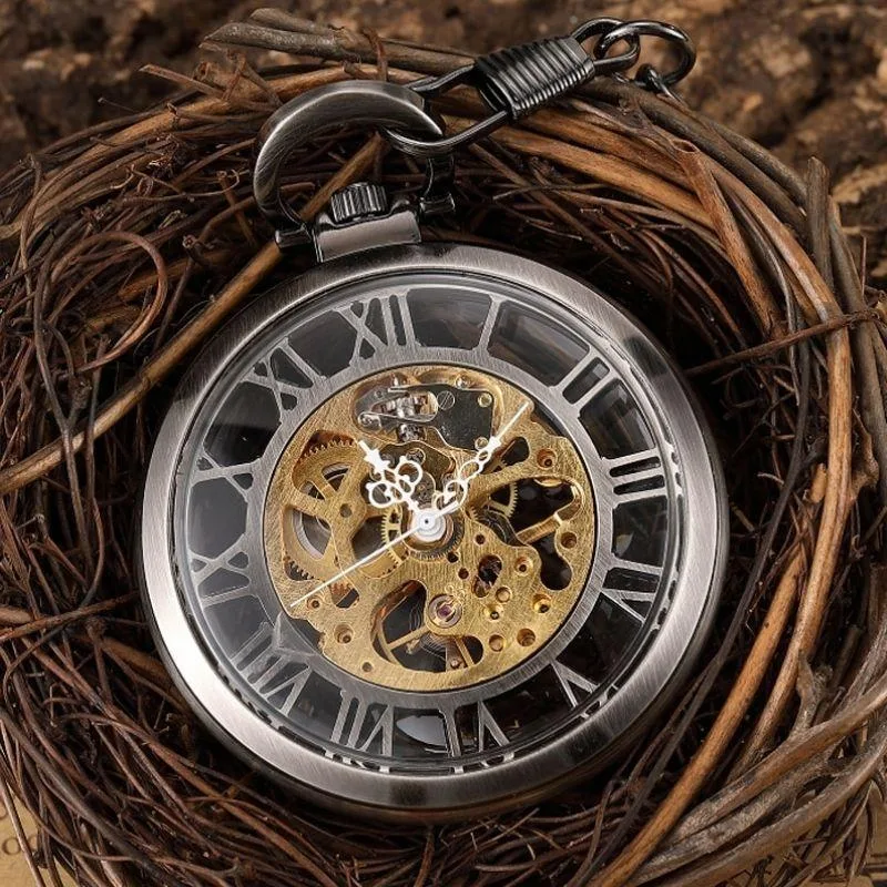 Vue 7 — Montre à Gousset Steampunk Transparente