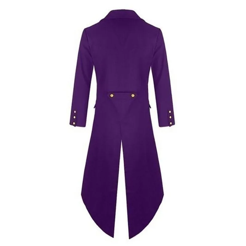 Vue 4 — Veste Gothique Victorienne en Queue de Pie