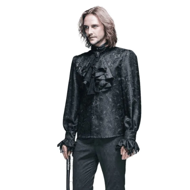 Vue 2 — Chemise Aristocrate Gothique Homme