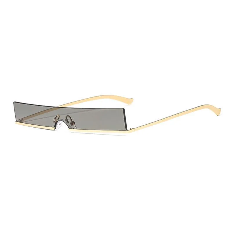 Vue 3 — Lunettes de Soleil Rectangulaires Inversées