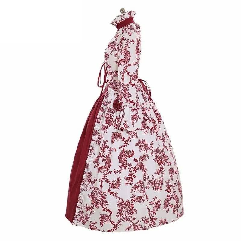 Vue 3 — Robe Steampunk Époque Victorienne