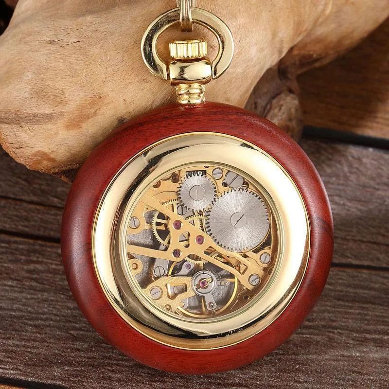 Vue 3 — Montre à Gousset Bois