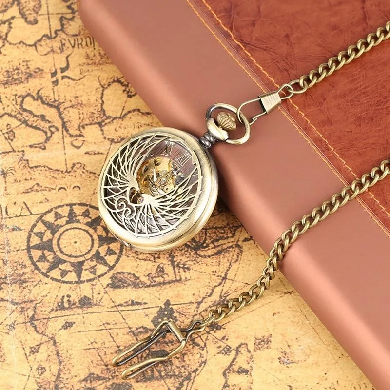 Vue 7 — Montre à Gousset Steampunk Phénix